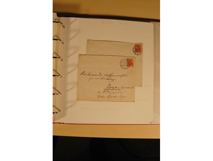1807/1970, enorm umfangreiche und mit viel Sachkenntnis aufgebaute Sammlung mit ca. 1100 Briefen und Karten, ab Vorphilatelie