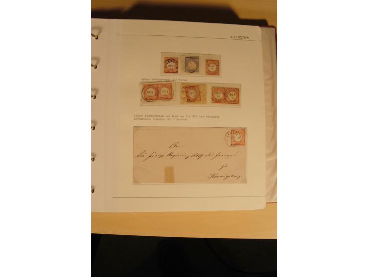 1807/1970, enorm umfangreiche und mit viel Sachkenntnis aufgebaute Sammlung mit ca. 1100 Briefen und Karten, ab Vorphilatelie
