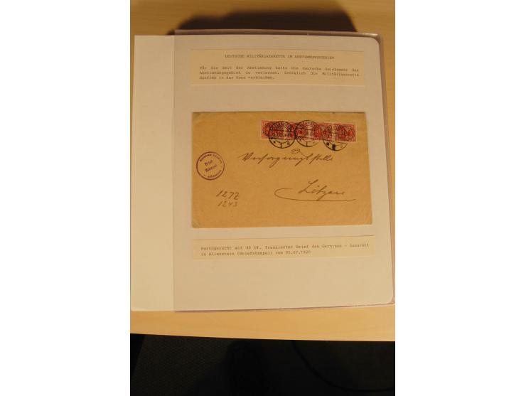 1807/1970, enorm umfangreiche und mit viel Sachkenntnis aufgebaute Sammlung mit ca. 1100 Briefen und Karten, ab Vorphilatelie