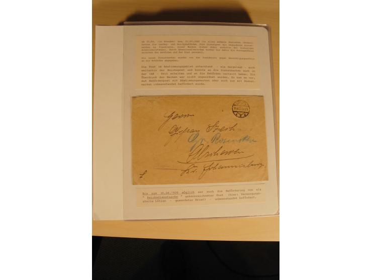1807/1970, enorm umfangreiche und mit viel Sachkenntnis aufgebaute Sammlung mit ca. 1100 Briefen und Karten, ab Vorphilatelie