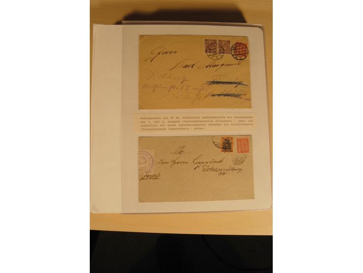 1807/1970, enorm umfangreiche und mit viel Sachkenntnis aufgebaute Sammlung mit ca. 1100 Briefen und Karten, ab Vorphilatelie