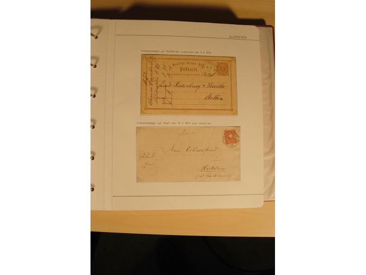 1807/1970, enorm umfangreiche und mit viel Sachkenntnis aufgebaute Sammlung mit ca. 1100 Briefen und Karten, ab Vorphilatelie