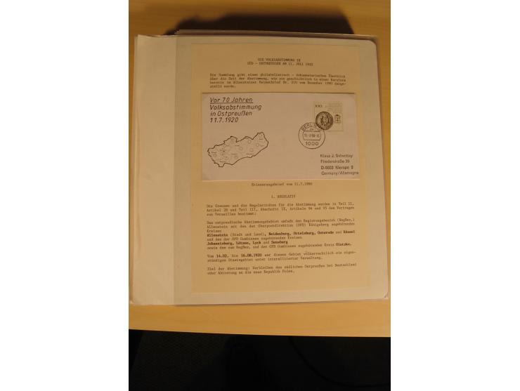 1807/1970, enorm umfangreiche und mit viel Sachkenntnis aufgebaute Sammlung mit ca. 1100 Briefen und Karten, ab Vorphilatelie