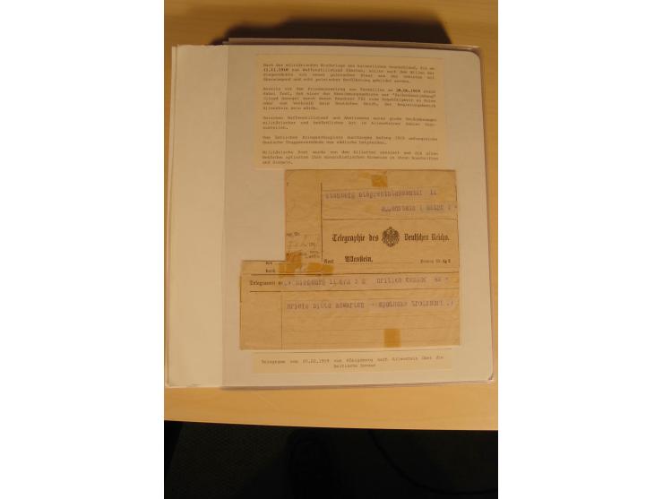 1807/1970, enorm umfangreiche und mit viel Sachkenntnis aufgebaute Sammlung mit ca. 1100 Briefen und Karten, ab Vorphilatelie