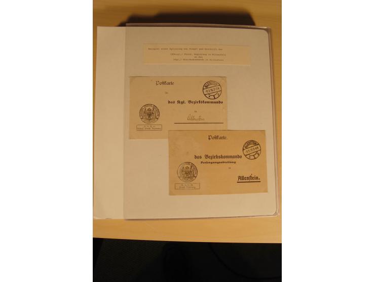 1807/1970, enorm umfangreiche und mit viel Sachkenntnis aufgebaute Sammlung mit ca. 1100 Briefen und Karten, ab Vorphilatelie
