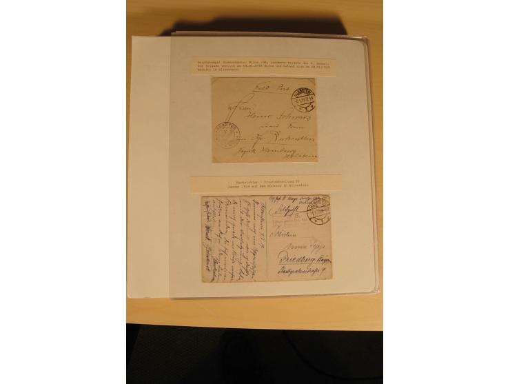 1807/1970, enorm umfangreiche und mit viel Sachkenntnis aufgebaute Sammlung mit ca. 1100 Briefen und Karten, ab Vorphilatelie