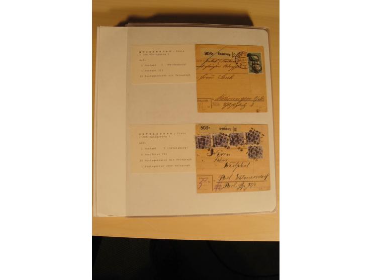 1807/1970, enorm umfangreiche und mit viel Sachkenntnis aufgebaute Sammlung mit ca. 1100 Briefen und Karten, ab Vorphilatelie