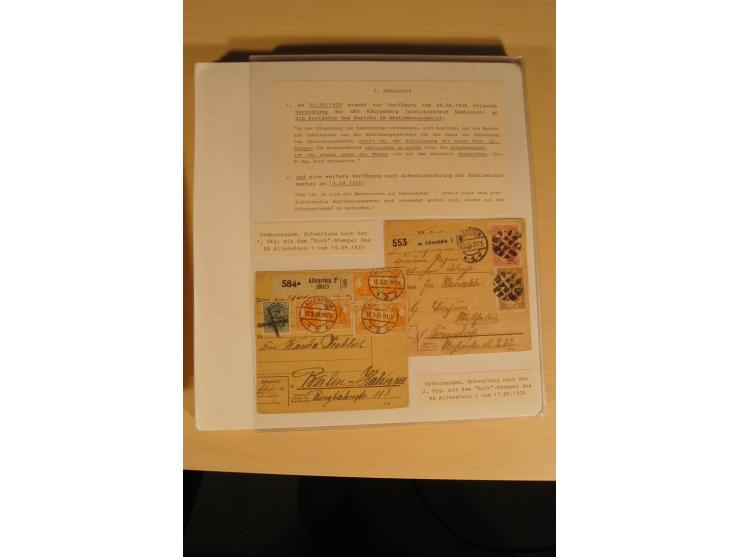 1807/1970, enorm umfangreiche und mit viel Sachkenntnis aufgebaute Sammlung mit ca. 1100 Briefen und Karten, ab Vorphilatelie