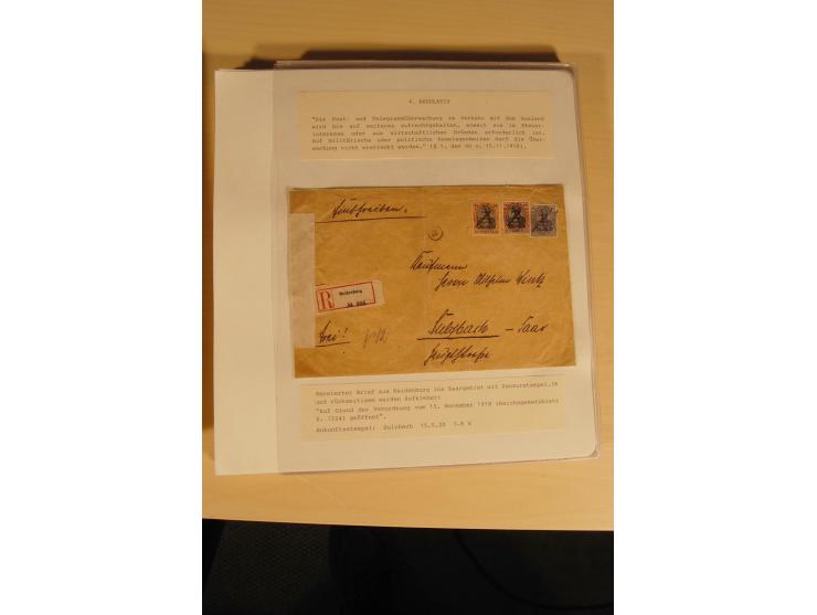 1807/1970, enorm umfangreiche und mit viel Sachkenntnis aufgebaute Sammlung mit ca. 1100 Briefen und Karten, ab Vorphilatelie