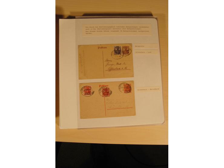 1807/1970, enorm umfangreiche und mit viel Sachkenntnis aufgebaute Sammlung mit ca. 1100 Briefen und Karten, ab Vorphilatelie