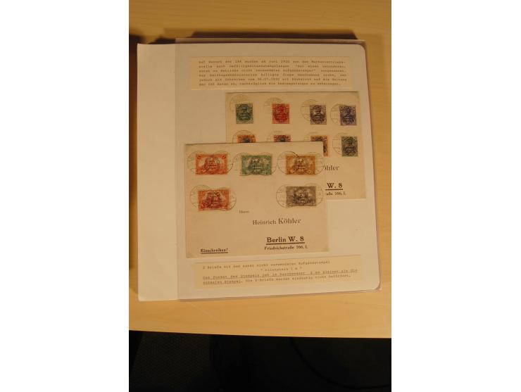 1807/1970, enorm umfangreiche und mit viel Sachkenntnis aufgebaute Sammlung mit ca. 1100 Briefen und Karten, ab Vorphilatelie