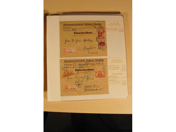 1807/1970, enorm umfangreiche und mit viel Sachkenntnis aufgebaute Sammlung mit ca. 1100 Briefen und Karten, ab Vorphilatelie