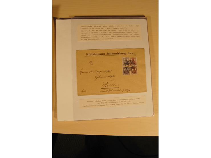 1807/1970, enorm umfangreiche und mit viel Sachkenntnis aufgebaute Sammlung mit ca. 1100 Briefen und Karten, ab Vorphilatelie