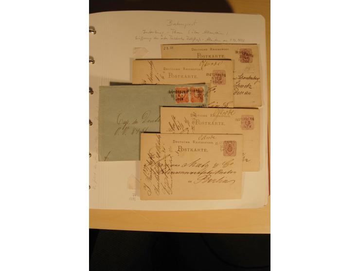 1807/1970, enorm umfangreiche und mit viel Sachkenntnis aufgebaute Sammlung mit ca. 1100 Briefen und Karten, ab Vorphilatelie