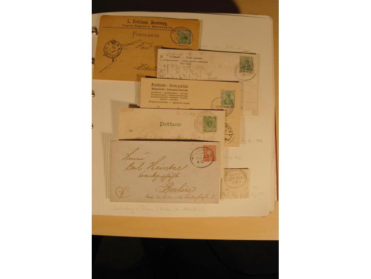 1807/1970, enorm umfangreiche und mit viel Sachkenntnis aufgebaute Sammlung mit ca. 1100 Briefen und Karten, ab Vorphilatelie