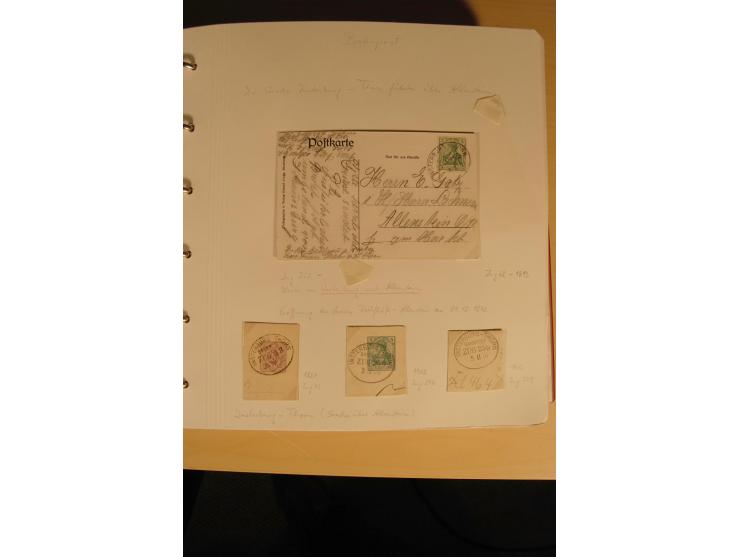 1807/1970, enorm umfangreiche und mit viel Sachkenntnis aufgebaute Sammlung mit ca. 1100 Briefen und Karten, ab Vorphilatelie