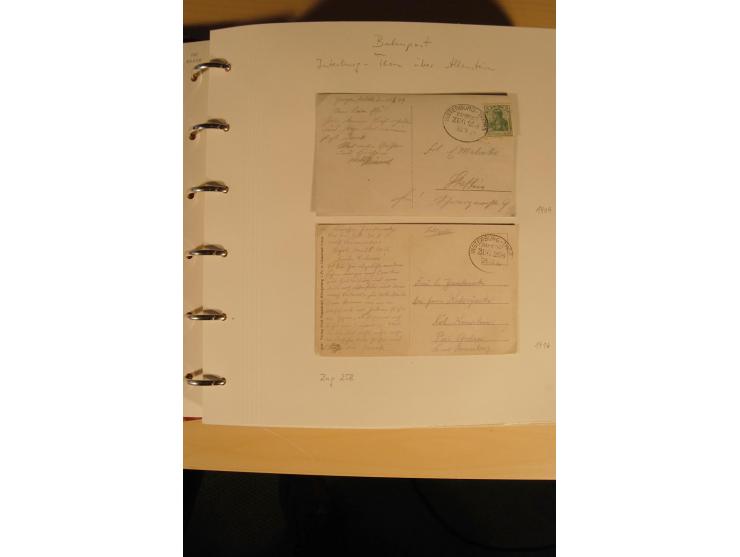 1807/1970, enorm umfangreiche und mit viel Sachkenntnis aufgebaute Sammlung mit ca. 1100 Briefen und Karten, ab Vorphilatelie