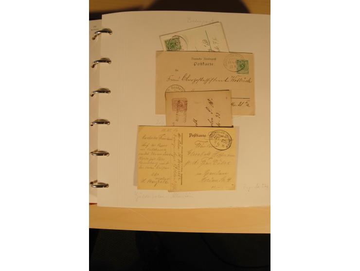 1807/1970, enorm umfangreiche und mit viel Sachkenntnis aufgebaute Sammlung mit ca. 1100 Briefen und Karten, ab Vorphilatelie