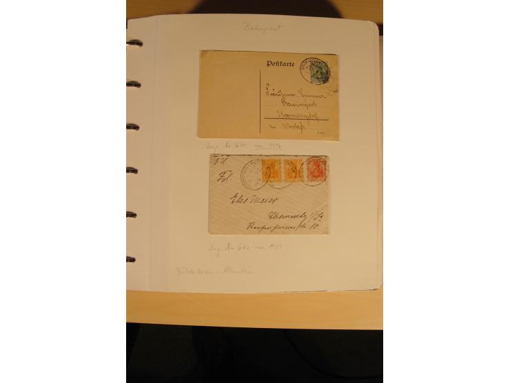 1807/1970, enorm umfangreiche und mit viel Sachkenntnis aufgebaute Sammlung mit ca. 1100 Briefen und Karten, ab Vorphilatelie
