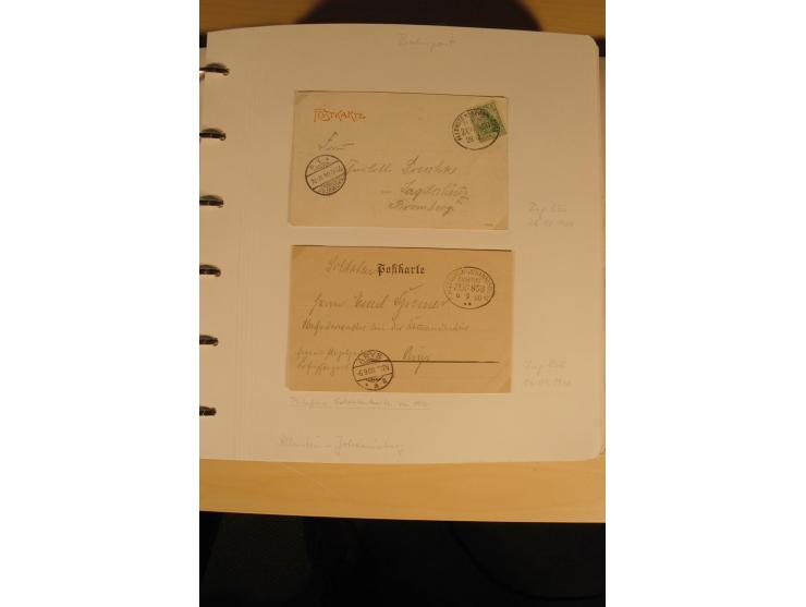 1807/1970, enorm umfangreiche und mit viel Sachkenntnis aufgebaute Sammlung mit ca. 1100 Briefen und Karten, ab Vorphilatelie