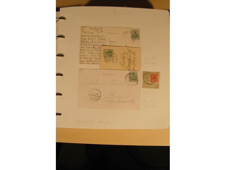 1807/1970, enorm umfangreiche und mit viel Sachkenntnis aufgebaute Sammlung mit ca. 1100 Briefen und Karten, ab Vorphilatelie