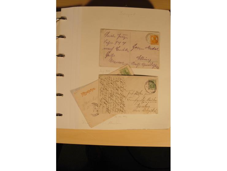 1807/1970, enorm umfangreiche und mit viel Sachkenntnis aufgebaute Sammlung mit ca. 1100 Briefen und Karten, ab Vorphilatelie