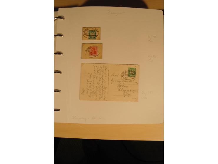 1807/1970, enorm umfangreiche und mit viel Sachkenntnis aufgebaute Sammlung mit ca. 1100 Briefen und Karten, ab Vorphilatelie