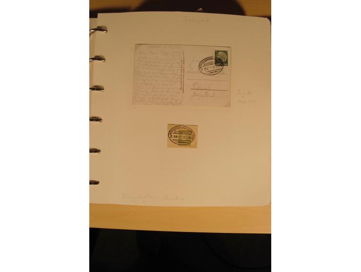 1807/1970, enorm umfangreiche und mit viel Sachkenntnis aufgebaute Sammlung mit ca. 1100 Briefen und Karten, ab Vorphilatelie