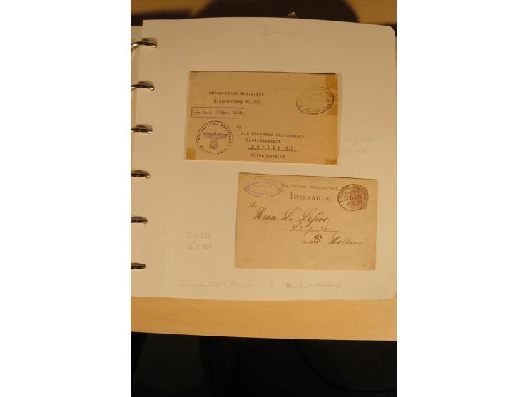 1807/1970, enorm umfangreiche und mit viel Sachkenntnis aufgebaute Sammlung mit ca. 1100 Briefen und Karten, ab Vorphilatelie