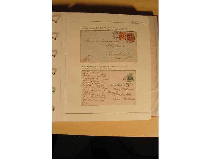 1807/1970, enorm umfangreiche und mit viel Sachkenntnis aufgebaute Sammlung mit ca. 1100 Briefen und Karten, ab Vorphilatelie