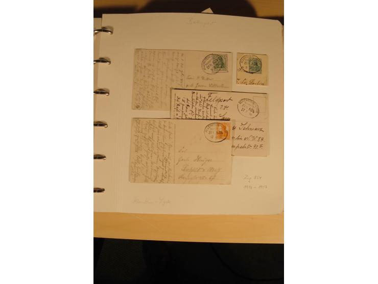 1807/1970, enorm umfangreiche und mit viel Sachkenntnis aufgebaute Sammlung mit ca. 1100 Briefen und Karten, ab Vorphilatelie