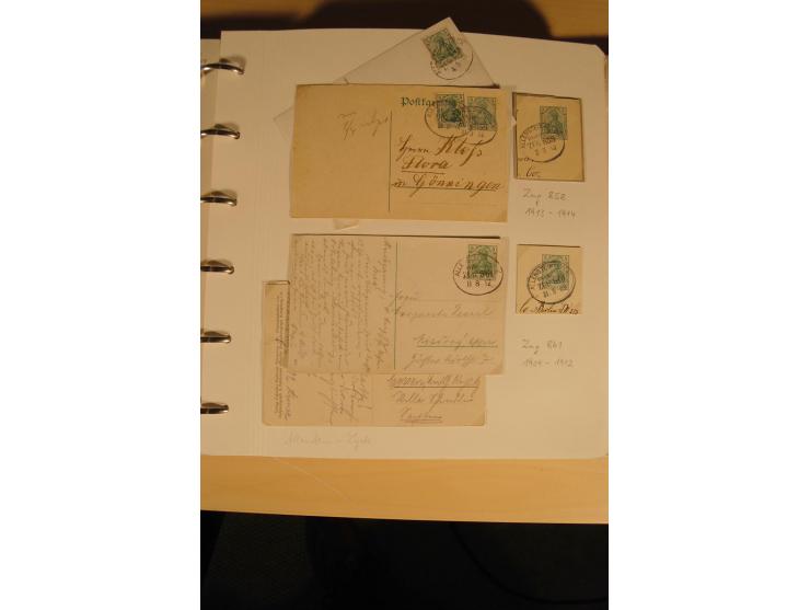 1807/1970, enorm umfangreiche und mit viel Sachkenntnis aufgebaute Sammlung mit ca. 1100 Briefen und Karten, ab Vorphilatelie