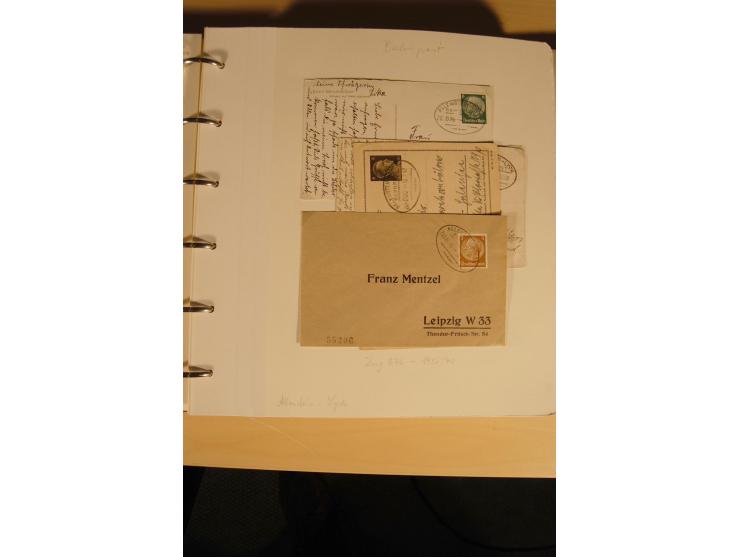 1807/1970, enorm umfangreiche und mit viel Sachkenntnis aufgebaute Sammlung mit ca. 1100 Briefen und Karten, ab Vorphilatelie