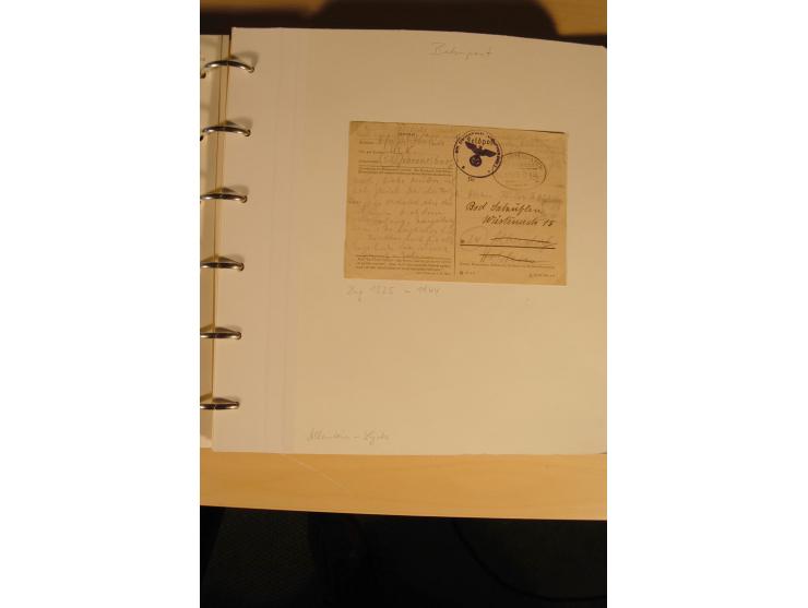 1807/1970, enorm umfangreiche und mit viel Sachkenntnis aufgebaute Sammlung mit ca. 1100 Briefen und Karten, ab Vorphilatelie