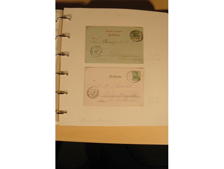 1807/1970, enorm umfangreiche und mit viel Sachkenntnis aufgebaute Sammlung mit ca. 1100 Briefen und Karten, ab Vorphilatelie