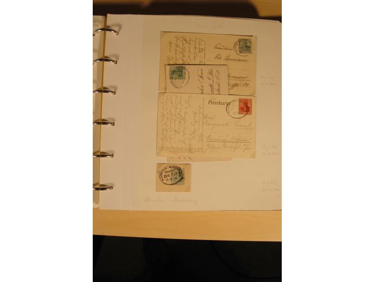 1807/1970, enorm umfangreiche und mit viel Sachkenntnis aufgebaute Sammlung mit ca. 1100 Briefen und Karten, ab Vorphilatelie