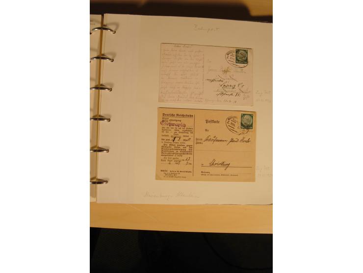 1807/1970, enorm umfangreiche und mit viel Sachkenntnis aufgebaute Sammlung mit ca. 1100 Briefen und Karten, ab Vorphilatelie