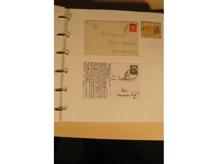 1807/1970, enorm umfangreiche und mit viel Sachkenntnis aufgebaute Sammlung mit ca. 1100 Briefen und Karten, ab Vorphilatelie
