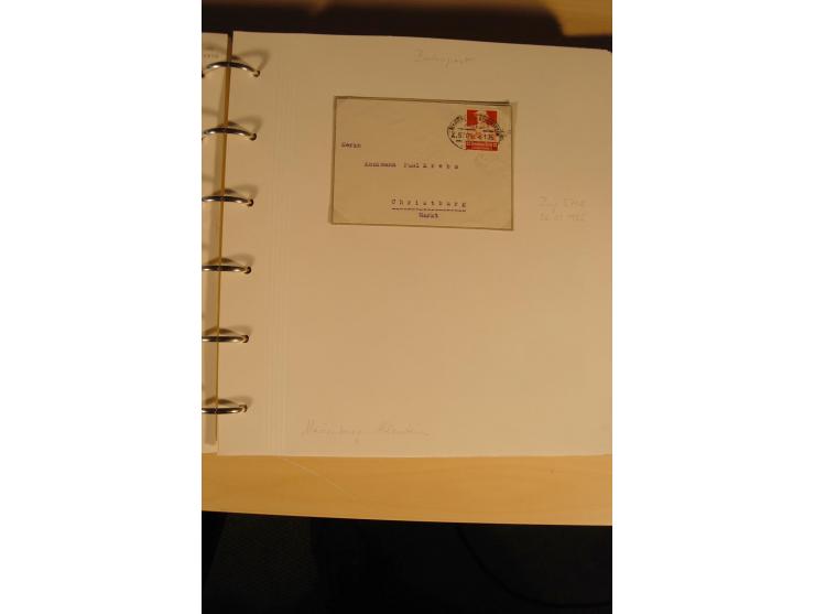 1807/1970, enorm umfangreiche und mit viel Sachkenntnis aufgebaute Sammlung mit ca. 1100 Briefen und Karten, ab Vorphilatelie
