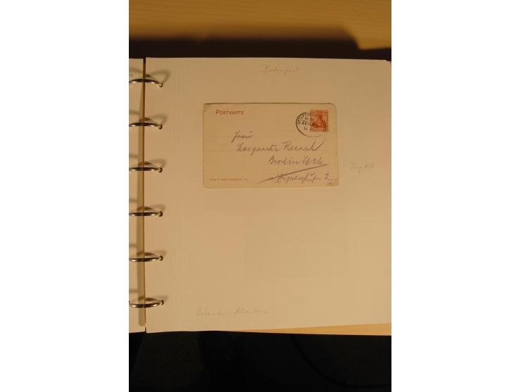 1807/1970, enorm umfangreiche und mit viel Sachkenntnis aufgebaute Sammlung mit ca. 1100 Briefen und Karten, ab Vorphilatelie