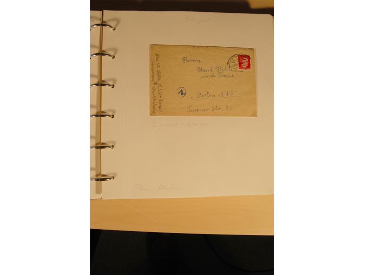 1807/1970, enorm umfangreiche und mit viel Sachkenntnis aufgebaute Sammlung mit ca. 1100 Briefen und Karten, ab Vorphilatelie