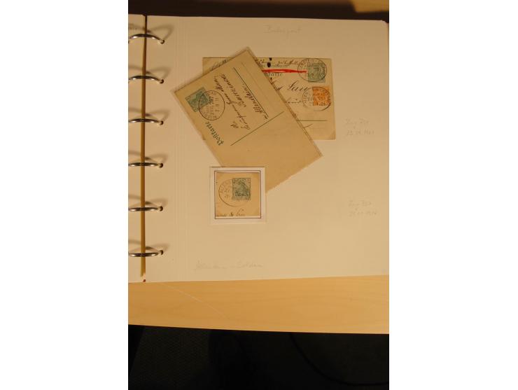 1807/1970, enorm umfangreiche und mit viel Sachkenntnis aufgebaute Sammlung mit ca. 1100 Briefen und Karten, ab Vorphilatelie