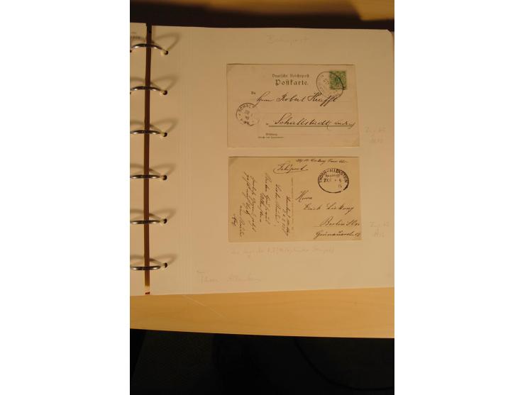 1807/1970, enorm umfangreiche und mit viel Sachkenntnis aufgebaute Sammlung mit ca. 1100 Briefen und Karten, ab Vorphilatelie