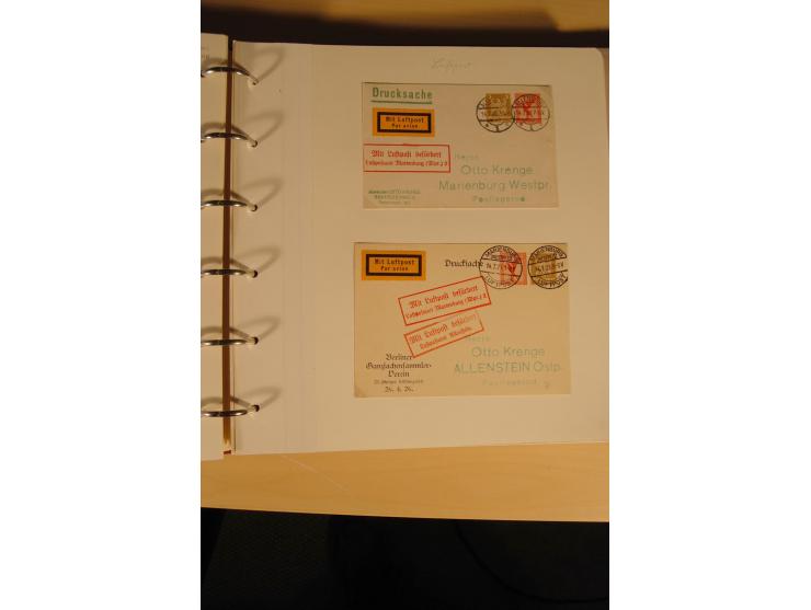 1807/1970, enorm umfangreiche und mit viel Sachkenntnis aufgebaute Sammlung mit ca. 1100 Briefen und Karten, ab Vorphilatelie