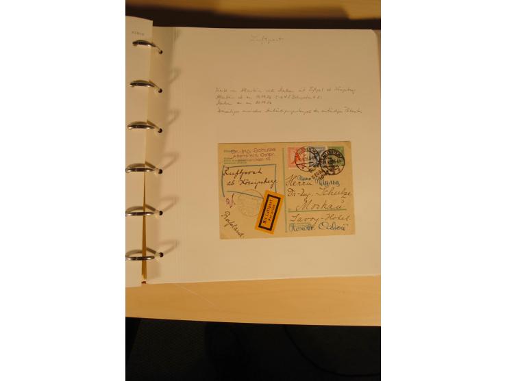 1807/1970, enorm umfangreiche und mit viel Sachkenntnis aufgebaute Sammlung mit ca. 1100 Briefen und Karten, ab Vorphilatelie