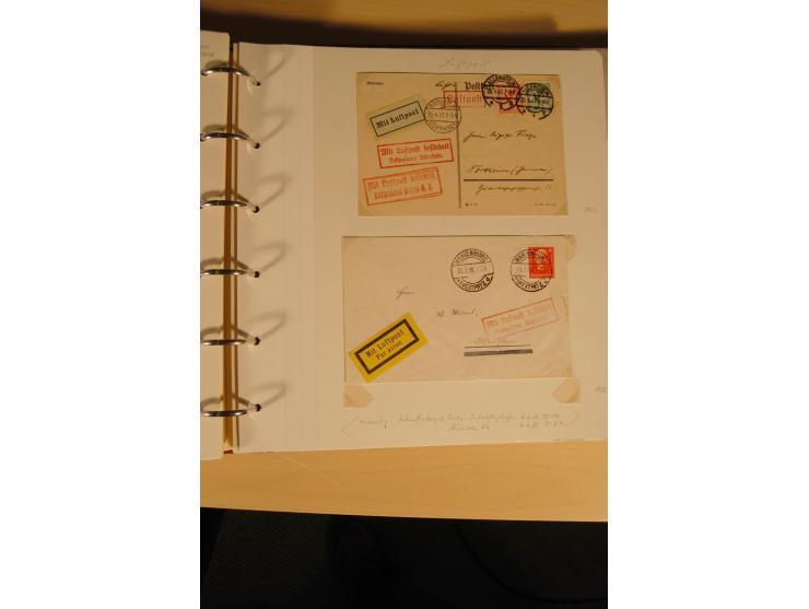 1807/1970, enorm umfangreiche und mit viel Sachkenntnis aufgebaute Sammlung mit ca. 1100 Briefen und Karten, ab Vorphilatelie