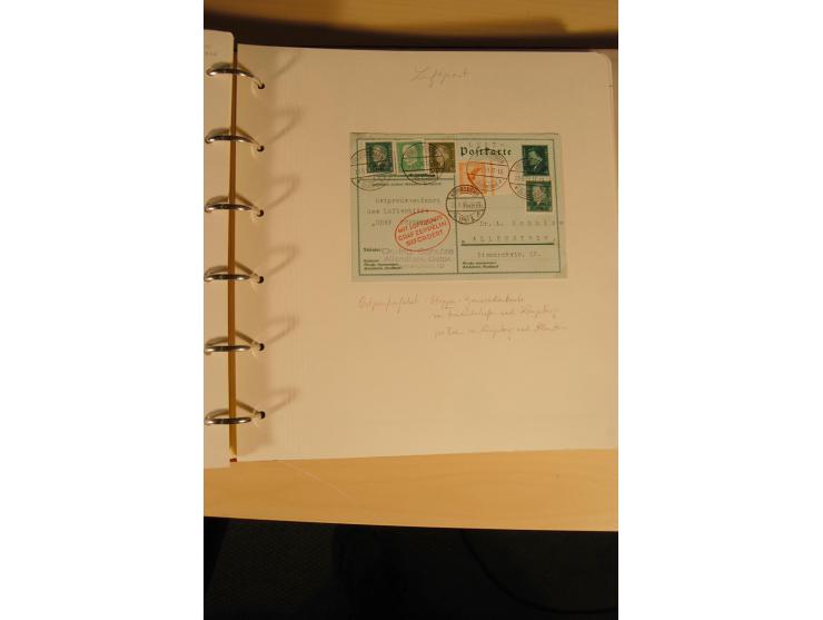 1807/1970, enorm umfangreiche und mit viel Sachkenntnis aufgebaute Sammlung mit ca. 1100 Briefen und Karten, ab Vorphilatelie
