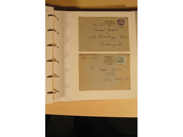 1807/1970, enorm umfangreiche und mit viel Sachkenntnis aufgebaute Sammlung mit ca. 1100 Briefen und Karten, ab Vorphilatelie