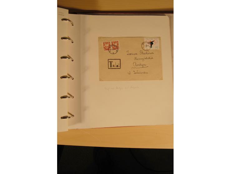 1807/1970, enorm umfangreiche und mit viel Sachkenntnis aufgebaute Sammlung mit ca. 1100 Briefen und Karten, ab Vorphilatelie