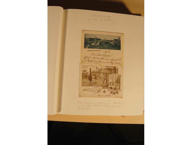1807/1970, enorm umfangreiche und mit viel Sachkenntnis aufgebaute Sammlung mit ca. 1100 Briefen und Karten, ab Vorphilatelie